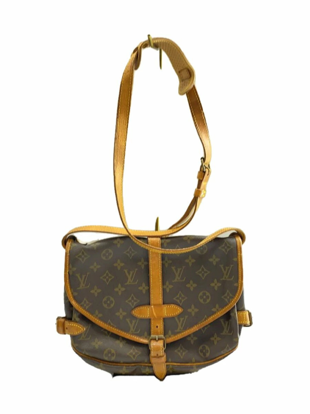 LOUIS VUITTON Saumur Monogram Canvas Brown
